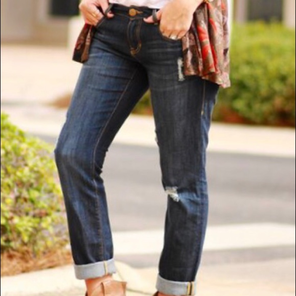 CAbi Destruction True Boyfriend Slim Jeans